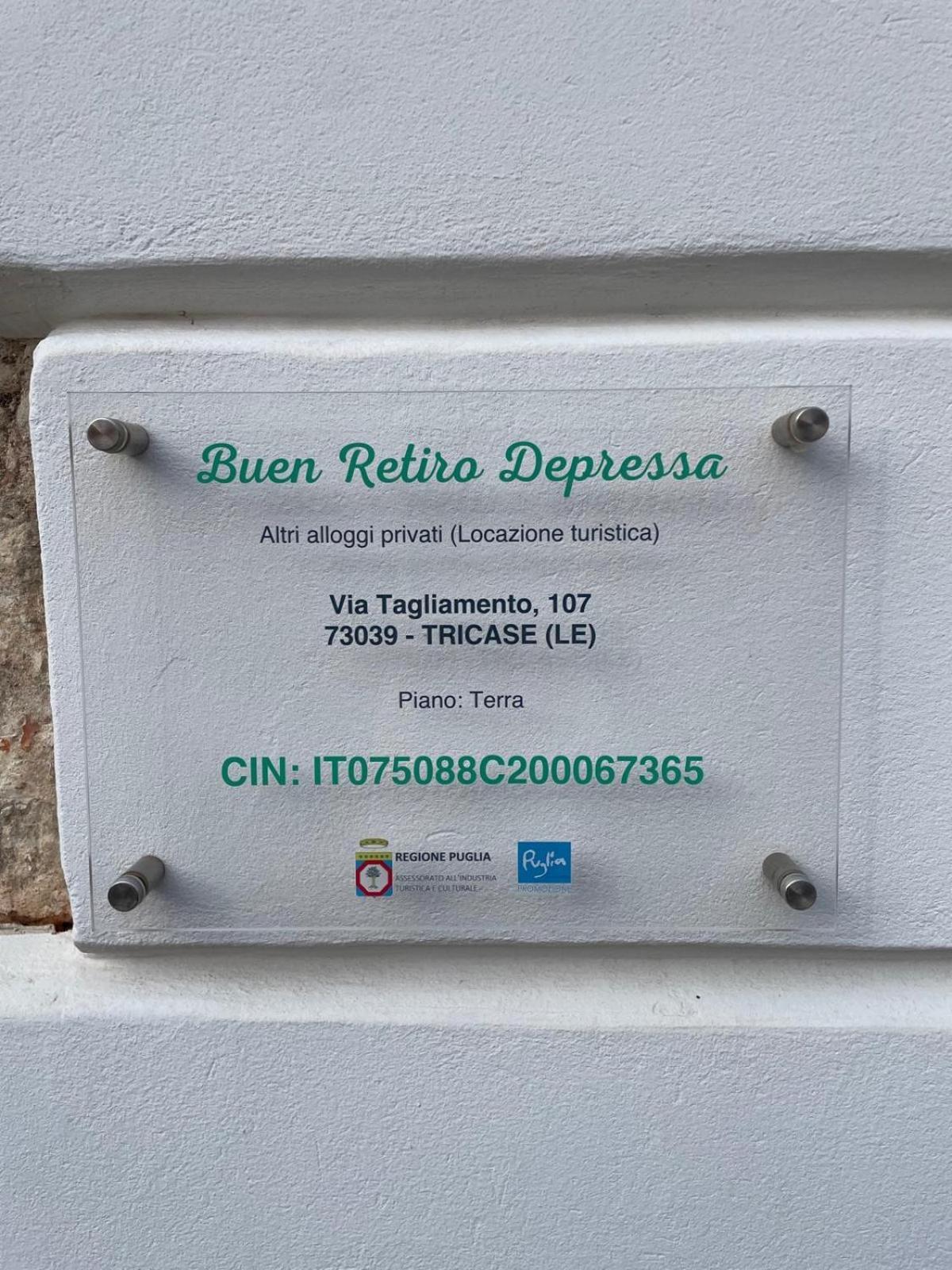 Buen Retiro - Casa Vacanze Depressa Zewnętrze zdjęcie